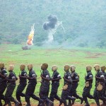 Rwandan  Special Forces training near the border with DRC. The UN  and US accuse Rwandan government of supporting  the M23 Rebels  