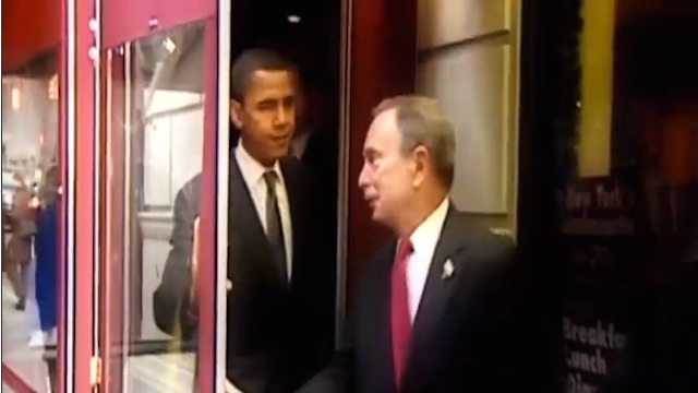Bloomberg with Obama