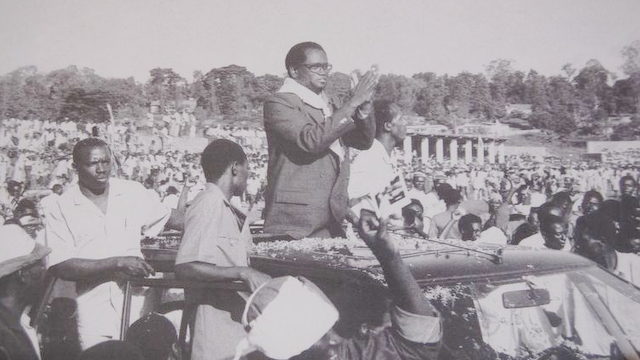 Melchior Ndadaye, Campaigning in 1993, as Presidential Candidate of Burundi.