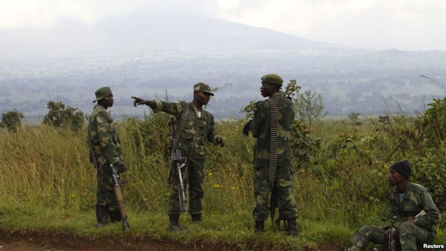 Rwandan Special Forces on the border with Democratic Republic of Congo