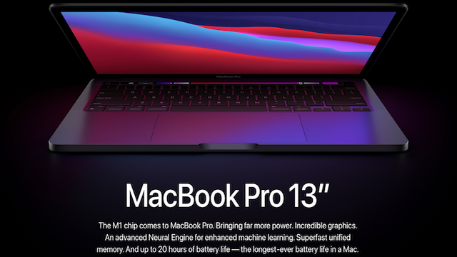 Apple One More Thing Mac Book Pro 13 2020 11 10