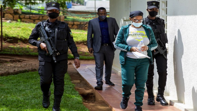  Beatrice Munyenyezi in trials in Rwanda on May 2021