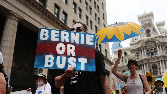 "Bernie of Burst" defiant ahead of DNC Convention in Philadelphia