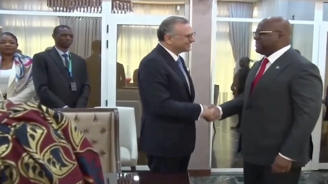 Senior Advisor for Africa Massad Boulos with DRC President Felix Tshisekedi in Kinshasa in April 2025 Senior Advisor for Africa Massad Boulos with DRC President Felix Tshisekedi in Kinshasa in April 2025