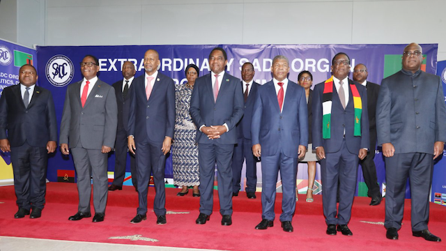  SADC Extraordinary Summit in Lusaka, Zambia on March 23, 2024 2024