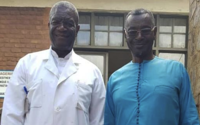 Dennis Mukwege and Albert Moleka