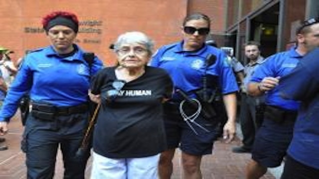 Hedy Epstein Arrested in Ferguson