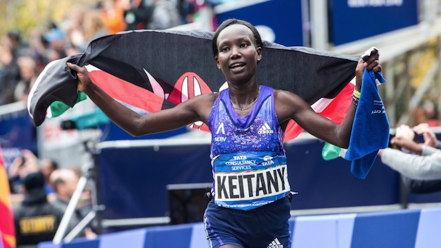 Kanya's Mary Keitany Wins 2015 ATC NYC  Marathon