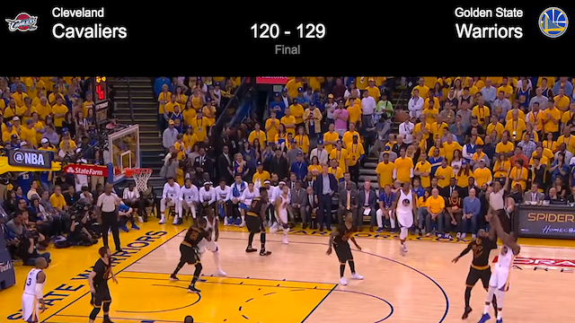 NBA 2017 Finals Game 5: Kevin Durant's shot