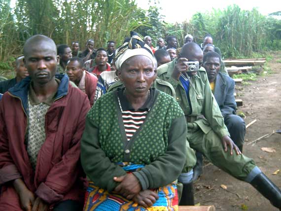 A delegation of Rwandan refugees grouped and disarmed in Kasiki visit Kigali, On 23 January 2009