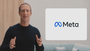 Mark Zuckerberg launching Meta in October 2021 